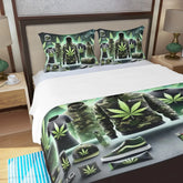 RealBud Camo Three Piece Duvet Set with Healthy Printing, Polyester Fabric, Breathable and Durable Yoycol